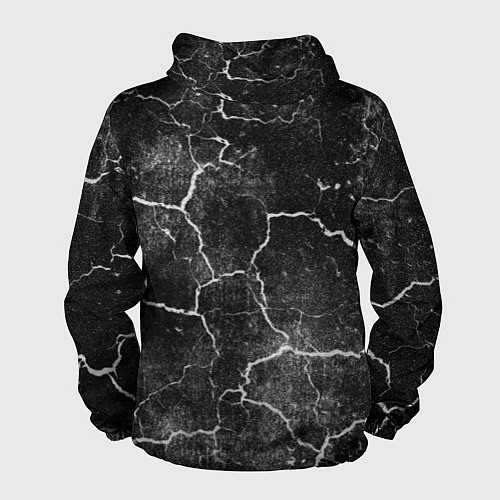 Мужская ветровка Трещины инверсия / 3D-Белый – фото 2