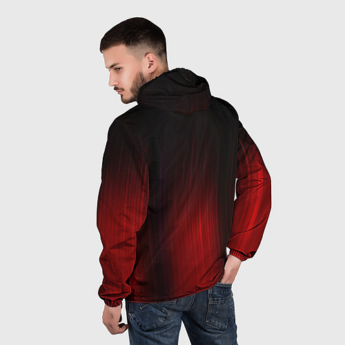 Мужская ветровка Volkswagen art / 3D-Черный – фото 4