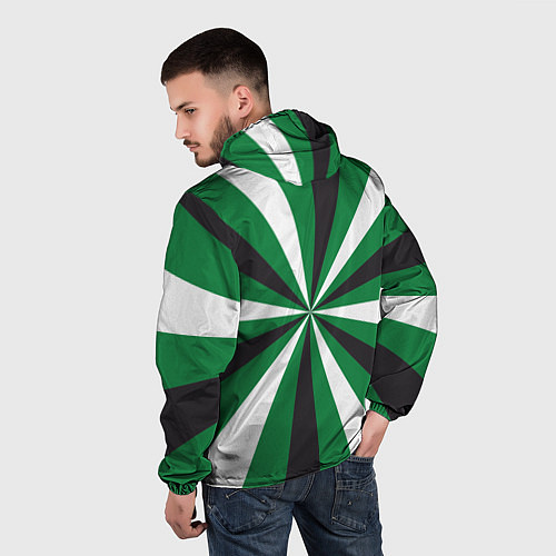 Мужская ветровка Железнодорожные войска ВС РФ / 3D-Черный – фото 4