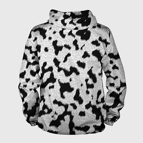 Мужская ветровка Далматин - текстура / 3D-Белый – фото 2