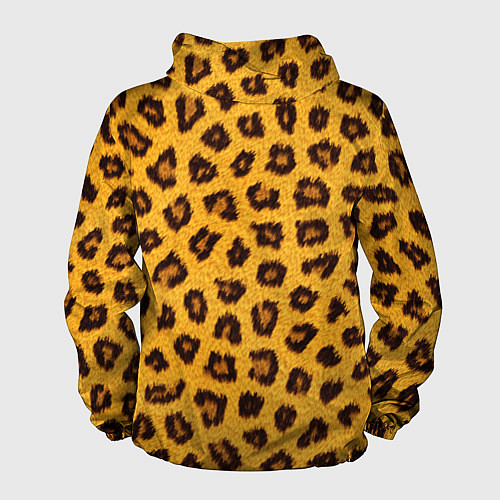 Мужская ветровка Текстура леопарда / 3D-Белый – фото 2