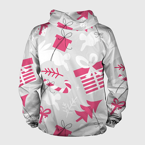 Мужская ветровка Rabbit year / 3D-Белый – фото 2