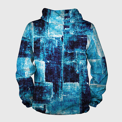 Мужская ветровка Куски льда / 3D-Белый – фото 2