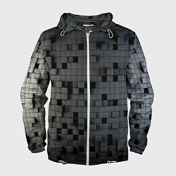 Мужская ветровка Digital pixel black