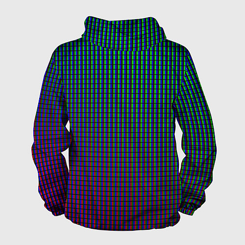 Мужская ветровка Multicolored texture / 3D-Белый – фото 2