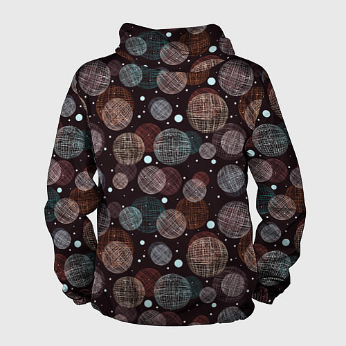 Мужская ветровка Плетеные шары / 3D-Белый – фото 2