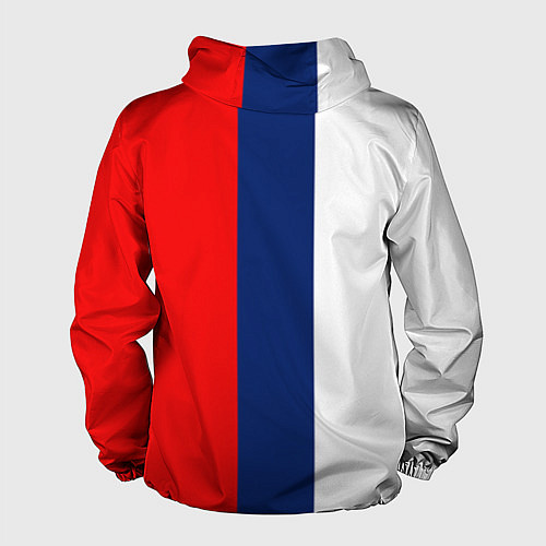 Мужская ветровка Russia national team: white blue red / 3D-Белый – фото 2