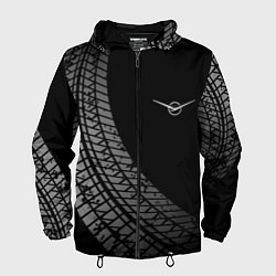 Мужская ветровка UAZ tire tracks