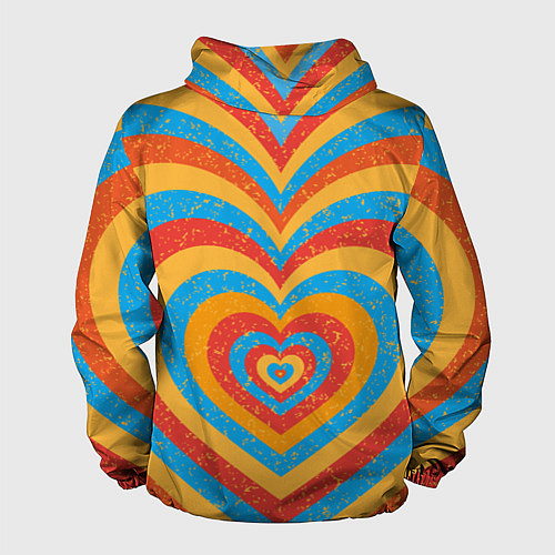 Мужская ветровка Sunny heart / 3D-Белый – фото 2