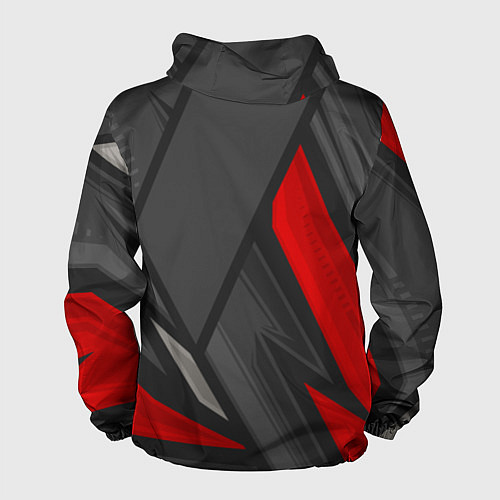 Мужская ветровка Tesla sports racing / 3D-Черный – фото 2