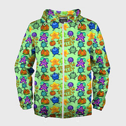 Ветровка с капюшоном мужская Джунимо из Стардью, цвет: 3D-белый