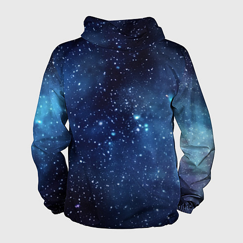 Мужская ветровка Звездное небо - нейросеть / 3D-Белый – фото 2