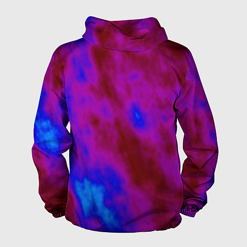 Мужская ветровка Абстрактные разводы на воде / 3D-Белый – фото 2