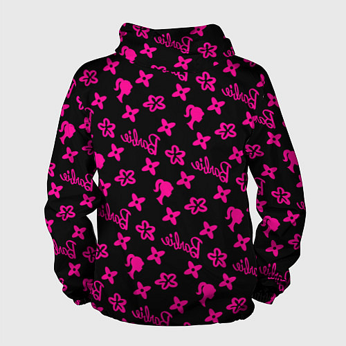 Мужская ветровка Барби паттерн черно-розовый / 3D-Черный – фото 2