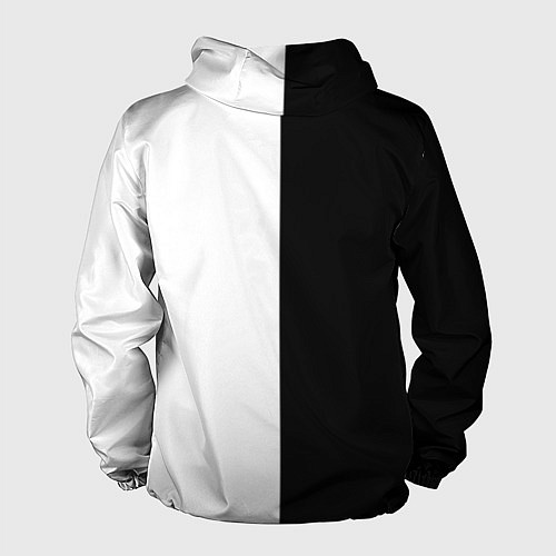Мужская ветровка Собака в кепке таксиста / 3D-Черный – фото 2