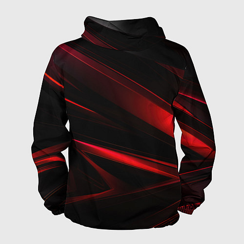 Мужская ветровка Black and red / 3D-Черный – фото 2