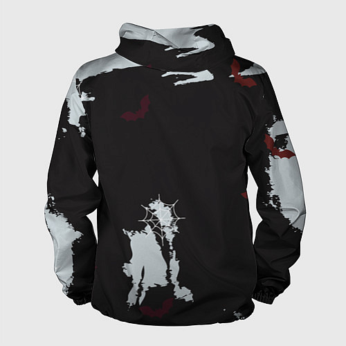 Мужская ветровка Ночные приключения / 3D-Белый – фото 2