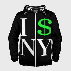 Ветровка с капюшоном мужская I steal NY - Payday 3, цвет: 3D-белый