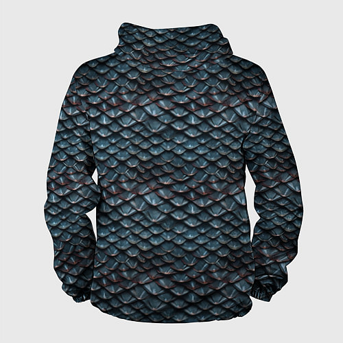 Мужская ветровка Dragon scale pattern / 3D-Черный – фото 2