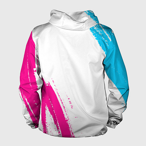 Мужская ветровка Need for Speed neon gradient style вертикально / 3D-Черный – фото 2