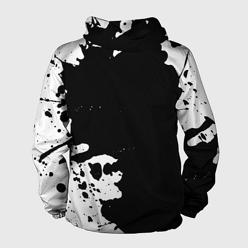 Мужская ветровка Механик из России и герб РФ вертикально / 3D-Черный – фото 2