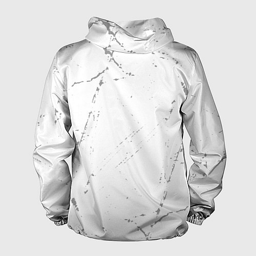 Мужская ветровка Ozzy Osbourne glitch на светлом фоне по-вертикали / 3D-Белый – фото 2