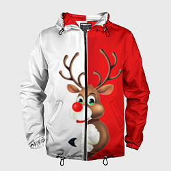 Мужская ветровка Christmas deer art