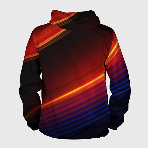 Мужская ветровка Volvo neon gradient auto / 3D-Черный – фото 2