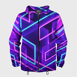 Мужская ветровка Neon Geometric