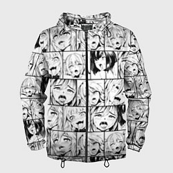 Мужская ветровка Ahegao pattern