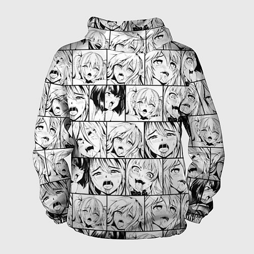 Мужская ветровка Ahegao pattern / 3D-Белый – фото 2