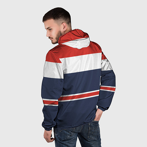 Мужская ветровка СССР - Союз Советских Социалистических Республик / 3D-Черный – фото 4