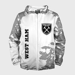 Мужская ветровка West Ham sport на светлом фоне вертикально