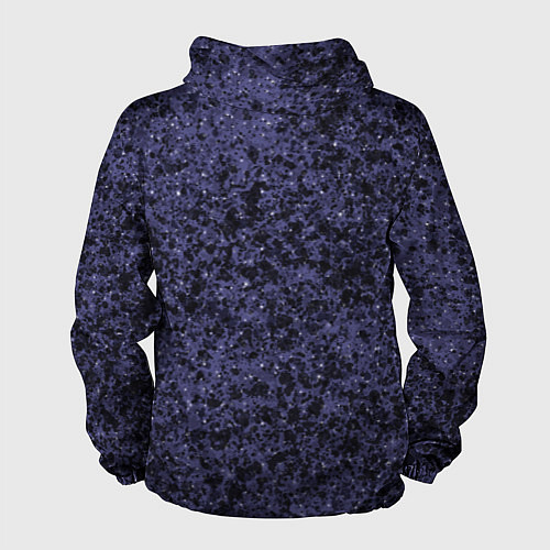 Мужская ветровка Абстракция брызги фиолетовый / 3D-Черный – фото 2