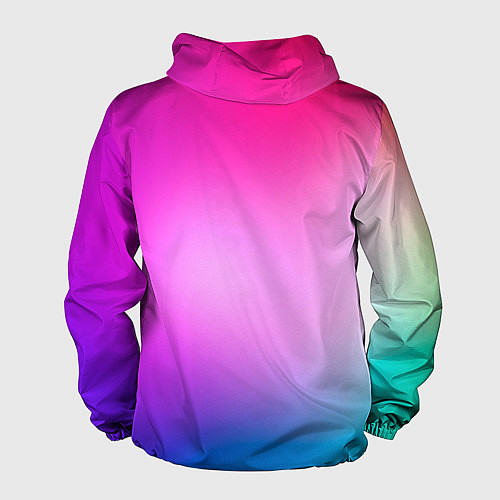 Мужская ветровка Colorful gradient / 3D-Черный – фото 2