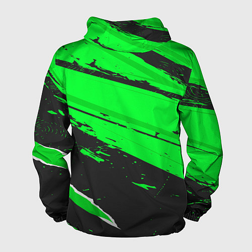 Мужская ветровка PSG sport green / 3D-Черный – фото 2