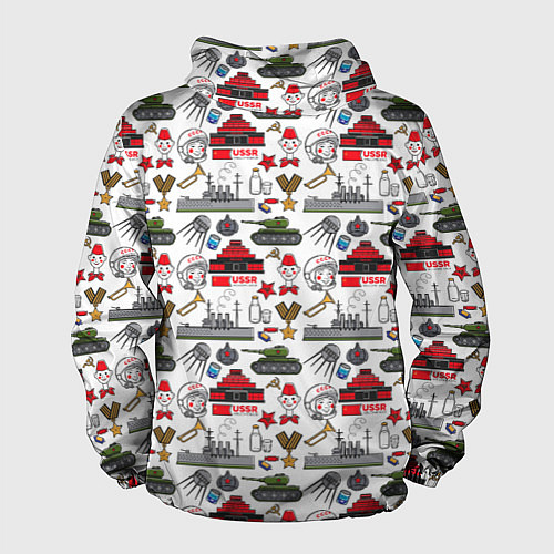 Мужская ветровка CCCP / 3D-Черный – фото 2