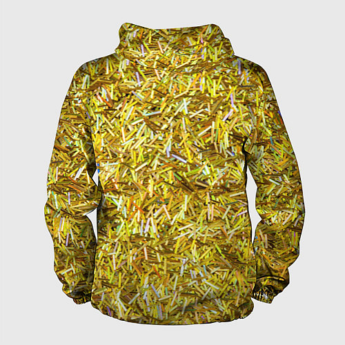 Мужская ветровка Золотые ленточки / 3D-Белый – фото 2