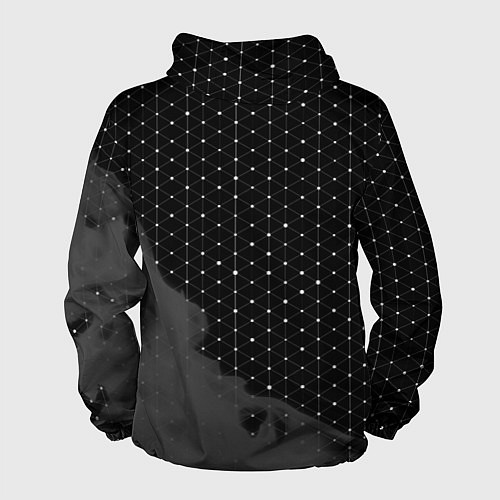 Мужская ветровка Tottenham sport на темном фоне вертикально / 3D-Черный – фото 2