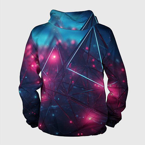 Мужская ветровка Конструкция с ярким свечением / 3D-Черный – фото 2