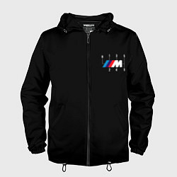 Ветровка с капюшоном мужская BMW motorsport six-speed, цвет: 3D-черный