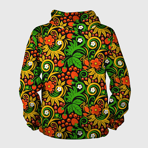 Мужская ветровка Русский узор / 3D-Белый – фото 2