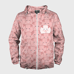 Мужская ветровка Свинки паттерн