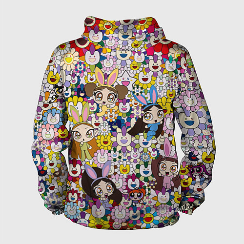 Мужская ветровка Right now NewJeans and Takashi Murakami / 3D-Белый – фото 2