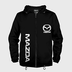 Мужская ветровка Mazda white logo