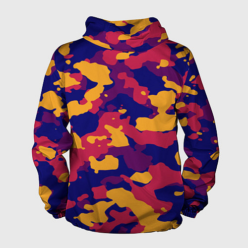 Мужская ветровка Камуфляж армейский / 3D-Белый – фото 2