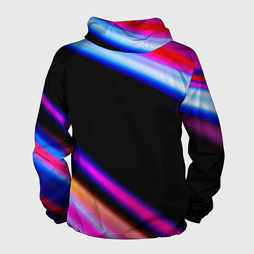 Мужская ветровка Portal fast light neon stripes / 3D-Черный – фото 2