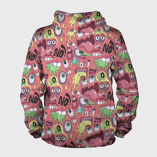 Мужская ветровка Монстры ой ой нет / 3D-Белый – фото 2