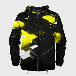 Мужская ветровка Абстракция обман зрения