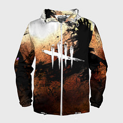 Ветровка с капюшоном мужская Dead by daylight crow, цвет: 3D-белый